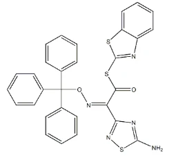 CAS 209467-59-4 (2Z)-2-(5-amino-1,2,4-thiadiazol-3-yl)-1-(1,3-benzothiazol-2-ylsulfanyl)-2-[(triphenylmethoxy)imino]ethan-1-ib