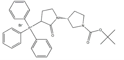 CAS: 376653-42-8 Phosphonium, [(3'R)-1'-[(1,1-dimethylethoxy)carbonyl]-2-oxo[1,3'-bipyrrolidin]-3-yl]triphenyl-, Bromide